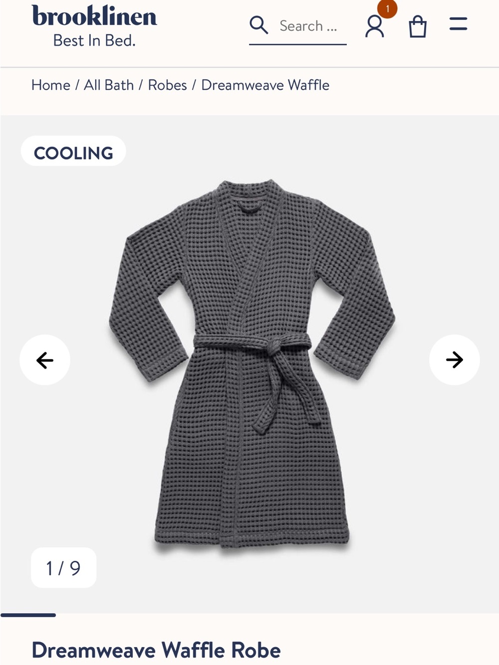 Brooklinen Dream Weave Waffle Robe